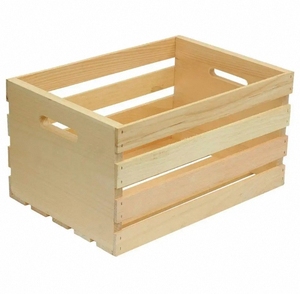 Nhà Sản Xuất Bán Hàng Trực Tiếp Màu Sắc Tự Nhiên Trang Trí Con Chó Hộp Đồ Chơi Bin Lưu Trữ Bằng Gỗ Hộp Thùng - Product Image 5