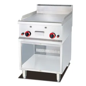 Équipement de cuisine robuste: gril électrique professionnel, plaque chauffante à gaz en acier inoxydable, comptoir commercial
