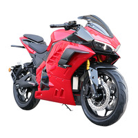 Motocicleta Eléctrica de Alto Rendimiento, Motocicleta de Carreras de 3000W para Adultos, Venta de Fábrica