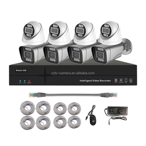 Ai chuyển động của con người báo động H.265 nén CMOS cảm biến 5MP Dome Bullet <span class=keywords><strong>IP</strong></span> <span class=keywords><strong>Camera</strong></span> 8 kênh NVR POE Bộ dụng cụ - Product Image 1