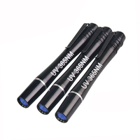 Professionnel 3 Watt 365NM 395NM UV Penlight Colle Rapide Durcissement UV Stylo Torche Résine Mouche Attachant Lumière Noire Pour La Détection De Billets De Banque