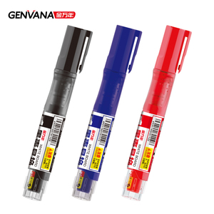 Genvana bán buôn tốt nhất Bảng đánh dấu bút mực bơm lại sợi tip Vòng Toe bơm lại khô xóa đánh dấu - Product Image 1