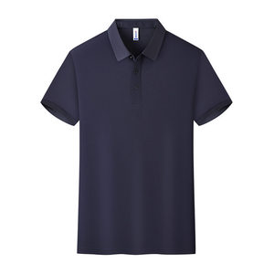 Camisa polo de color sólido de algodón de manga corta para uso diario hombres mujeres - Product Image 2