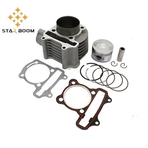 Kit Cylindre et Piston HDMP <span class=keywords><strong>GY6</strong></span> 150cc 57.4mm avec Segments de Piston pour Scooter, Cyclomoteur, VTT, QUAD 157QMJ 1P57QMJ - Product Image 1