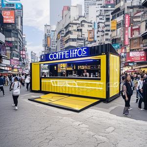 Cuisine moderne préfabriquée en acier léger de Chine 2025, café mobile, mini bar modulaire, conteneur miniature - Product Image 3