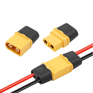 Juego de Conectores de Alta Corriente Amass XT60H-M/XT60H-F 35A, Conectores Banana Chapados en Oro para ESC RC y Batería LiPo - Product Image 6