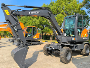 Excavatrice sur pneus Develon DX60W ECO, norme d'émission nationale IV, stable, durable, multifonctionnelle - Product Image 5