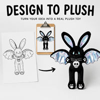 Peluche chauve-souris Y2K personnalisée – Fabricant OEM/ODM direct usine pour marque privée, vente en gros, faible MOQ