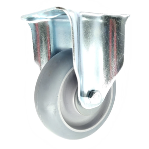 <span class=keywords><strong>Roues</strong></span> de <span class=keywords><strong>chariot</strong></span> à main en caoutchouc thermoplastique rigide TPR avec roulements à billes doubles de 4 pouces - Product Image 1