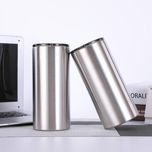 Style minimaliste en gros 350ML thé tasses à café voyage en acier inoxydable gobelet bouteilles tasses d'eau avec couvercle étanche - Product Image 1