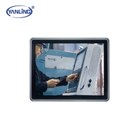PC Layar Sentuh 15 Inci untuk Pemasangan di Dinding, Grafis UHD Terintegrasi, Quad Core J6413, Kit Komputer LCD Barebone Industrial