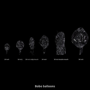 10インチ18インチ24インチ36インチヘリウムクリアバブルバルーン広口ボボバルーン結婚式の誕生日用品の詰め物ギフト - Product Image 5