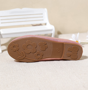 Chaussures de princesse à enfiler pour enfants avec perles, sandales de plage à semelle souple avec bride arrière - Product Image 5