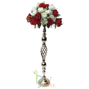 Centrotavola alta in metallo <span class=keywords><strong>da</strong></span> sposa <span class=keywords><strong>da</strong></span> 80cm per decorazioni per eventi di festa nome del prodotto - Product Image 1