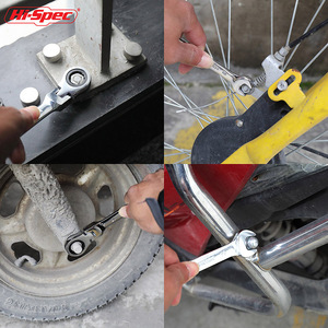 Hispec 12pc Metric <strong>Ratcheting</strong> <strong>Spanner</strong> Wrenches Set Flexhead Ring Box Open-ended Sizes 8-19mm Chrome Vanadium Steel Auto - Product Image 5