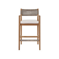 Ensemble de meubles d'extérieur marocains de luxe modernes, canapé de jardin en bois vert original pour hôtels, ensemble de meubles de patio