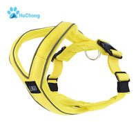 Harnais pour chien en nylon réglable, rembourré en néoprène doux et confortable, réfléchissant, nouveau design premium
