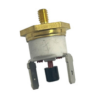 Termostato bimetálico KSD301 con tornillo de cobre M4 40 ~ 300C Interruptor de temperatura para piezas de electrodomésticos