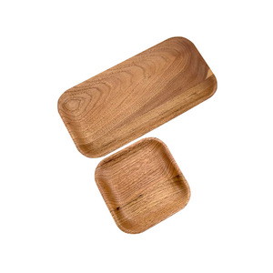 Solid Wood Rectangular <b>Tray</b> 125x125mm And 250x167mm For Serving <b>Tea</b> Or Candy - Product Image 3