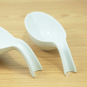 Cucchiaio di porcellana bianca ciotola di forma con stile di modo per la struttura hotel stoviglie - Product Image 4