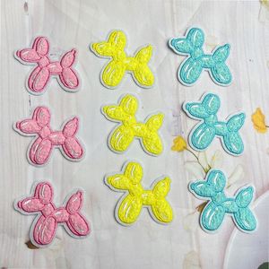 New Iron on Colorful Chenille Embroidered Dog Shape Patch for Kid's Clothes - Product Image 4