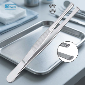 Pince à tissus en acier inoxydable, instrument chirurgical, pince manuelle pour salle d'opération, classe I, certifiée CE - Product Image 4