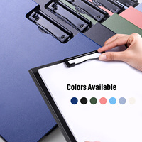 Soporte de Plástico para Documentos con Logotipo Personalizado, Multiángulo 360 °   Carpeta de Archivos Plegable Giratoria A4 con Doble Clip, Organizador de Archivos con Portapapeles de PP