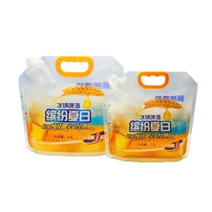 Bolsas de Plástico Transparentes con Boquilla para Bebidas, Bolsas de Agua de 100 ml, 200 ml, 500 ml, Bolsas con Boquilla Biodegradables - Product Image 1