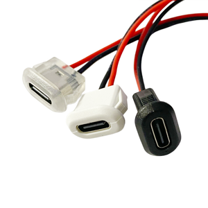 USB Type-C 2pin nữ nối cáp lớn hiện tại không thấm nước dây hàn đồng cho điện thoại di động sạc <span class=keywords><strong>FPC</strong></span> điện - Product Image 4