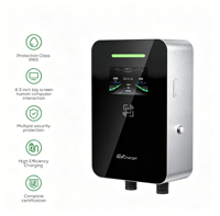 Chargeur AC EV à courant réglable OEM 7-22kW, type vertical, Type 1, Type 2, GB/T, CCS1, CCS2, pour usage domestique et commercial, compatible BYD Tesla, garantie 18 mois