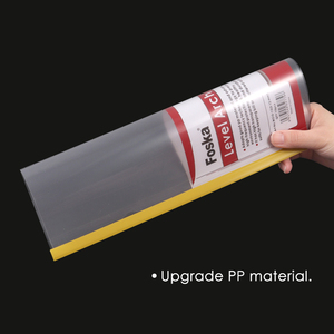 Foska bán buôn Top bán Bền PVC PP trượt chất kết dính trong suốt thư mục nhựa tập tin A4 rõ ràng dễ dàng văn phòng trượt tập tin Bìa - Product Image 4