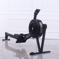 Máquina de Remo de Aire para Gimnasio Equipo de Fitness Portátil Máquina de Remo Magnética para Ejercicio Cardiovascular en Casa