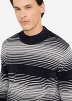 Pull à col roulé classique pour homme en mélange de laine mérinos fine pour un look maritime intemporel
