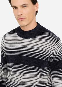 Pull à col roulé classique pour <span class=keywords><strong>homme</strong></span> en mélange de laine mérinos fine pour un look maritime intemporel - Product Image 3