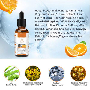 Sérum Facial Personalizado com 20% de Vitamina C, Antioxidante, Calmante, Hidratante, Clareador, <span class=keywords><strong>Anti</strong></span>-Rugas e <span class=keywords><strong>Anti</strong></span>-Envelhecimento, 30ML - Product Image 4