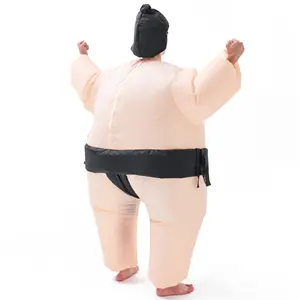 Hot bán tùy chỉnh Inflatable Sumo đô vật phù hợp với trò chơi thể thao Đảng thổi lên cosplay trang phục khổng lồ vui Inflatable trang phục