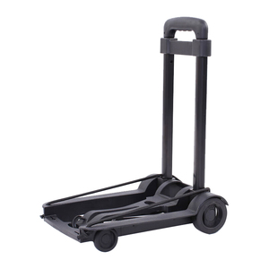 Precio barato, carro plano plegable, carro de compras plegable de metal móvil de almacén, camión de empuje manual grande de dos ruedas - Product Image 1