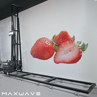 Máquina impresora vertical 3D al por mayor, impresora de calcomanías de inyección de tinta, impresora de calcomanías de pared de tinta, máquina de impresión para decoración de pared, imagen, pintura UV