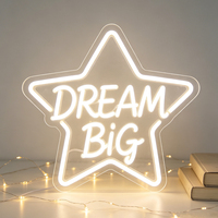 Enseigne néon LED en acrylique sur mesure de luxe, à intensité variable, pour entreprise, mariage, fête, décoration murale de voiture, veilleuse de chambre, intérieur et extérieur