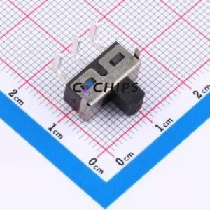 K3-1391B-51 Slide Switch Through hole Component (THT) Switch Single Pole Double Throw Rectangle Pin Header PC Pin 13.3mm - Product Image 1