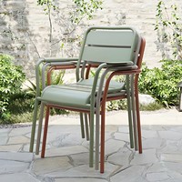 Ensemble de table et de chaises d'extérieur, table et chaises de salle à manger en alliage d'aluminium imperméables et résistantes au soleil