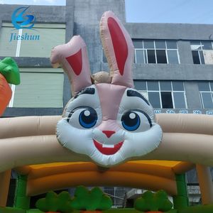 Trẻ em thương mại PVC Inflatable nhảy <span class=keywords><strong>bouncy</strong></span> lâu đài Thỏ Cà Rốt chủ đề Inflatable nhà bị trả lại để bán - Product Image 6
