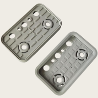 Couvre-ventouse de haute qualité, coussin en caoutchouc pour ventouse pour machines CNC, 125*75*17 (grand trou) 4011110196