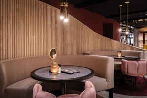 <span class=keywords><strong>Pannello</strong></span> decorativo Tambour semicerchio tondo scanalato in <span class=keywords><strong>legno</strong></span> a doghe <span class=keywords><strong>pannello</strong></span> in pelle scamosciata impiallacciatura Tambour pannelli acustici - Product Image 5