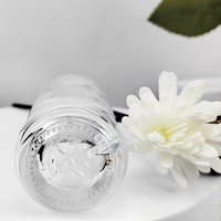 Bouteille en verre vide ronde pour diffuseur d'arômes 30ml 50ml 100ml 150ml, flacon de diffusion de parfum