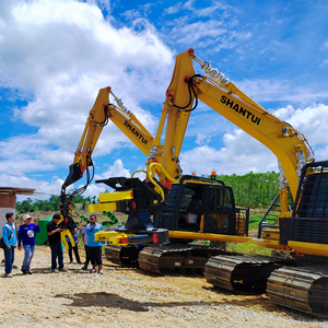 XUVOL <b>Forestry</b> <b>Machinery</b> Excavator Attachment Wood Cutting Machine Double-cylinder Tree Shear Feller Buncher Max. Cutting 450mm - Product Image 2