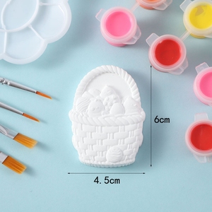 Set di Bambole in Gesso da Colorare Stile Coreano, Giocattoli Educativi per Bambini, Decorazioni per Mercatini Notturni - Product Image 3