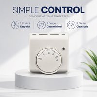 Thermostat mécanique de haute qualité, best-seller, en matériau PC ABS ignifuge, adapté aux ventilo-convecteurs de climatisation centralisée