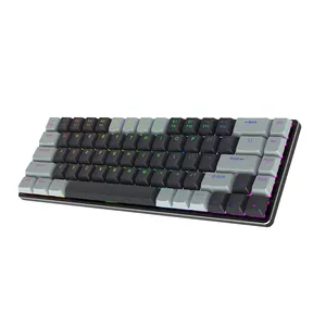 完美性能防鬼开关迷你键盘机械RGB背光蓝牙 + USB无线游戏键盘小中国