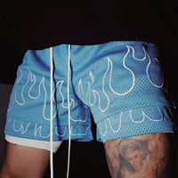 Pantalones cortos sublimados con logotipo personalizado al por mayor 5 pulgadas entrepierna para hombre baloncesto gimnasio pantalones cortos Niño hasta la rodilla pantalones cortos de malla para el verano